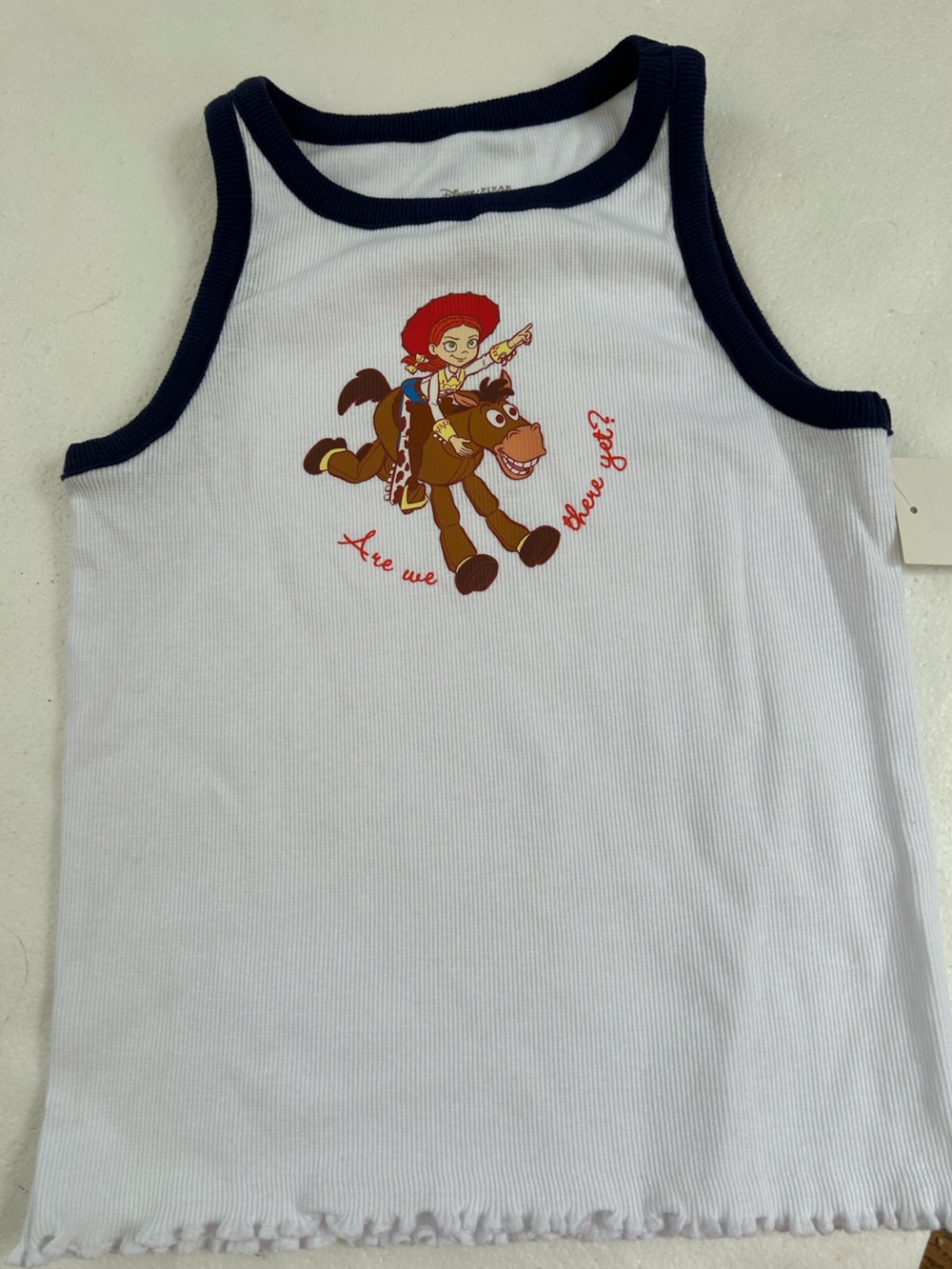 NWT Disney Toy Story Jessie bullseye cowgirl girls tank top 8